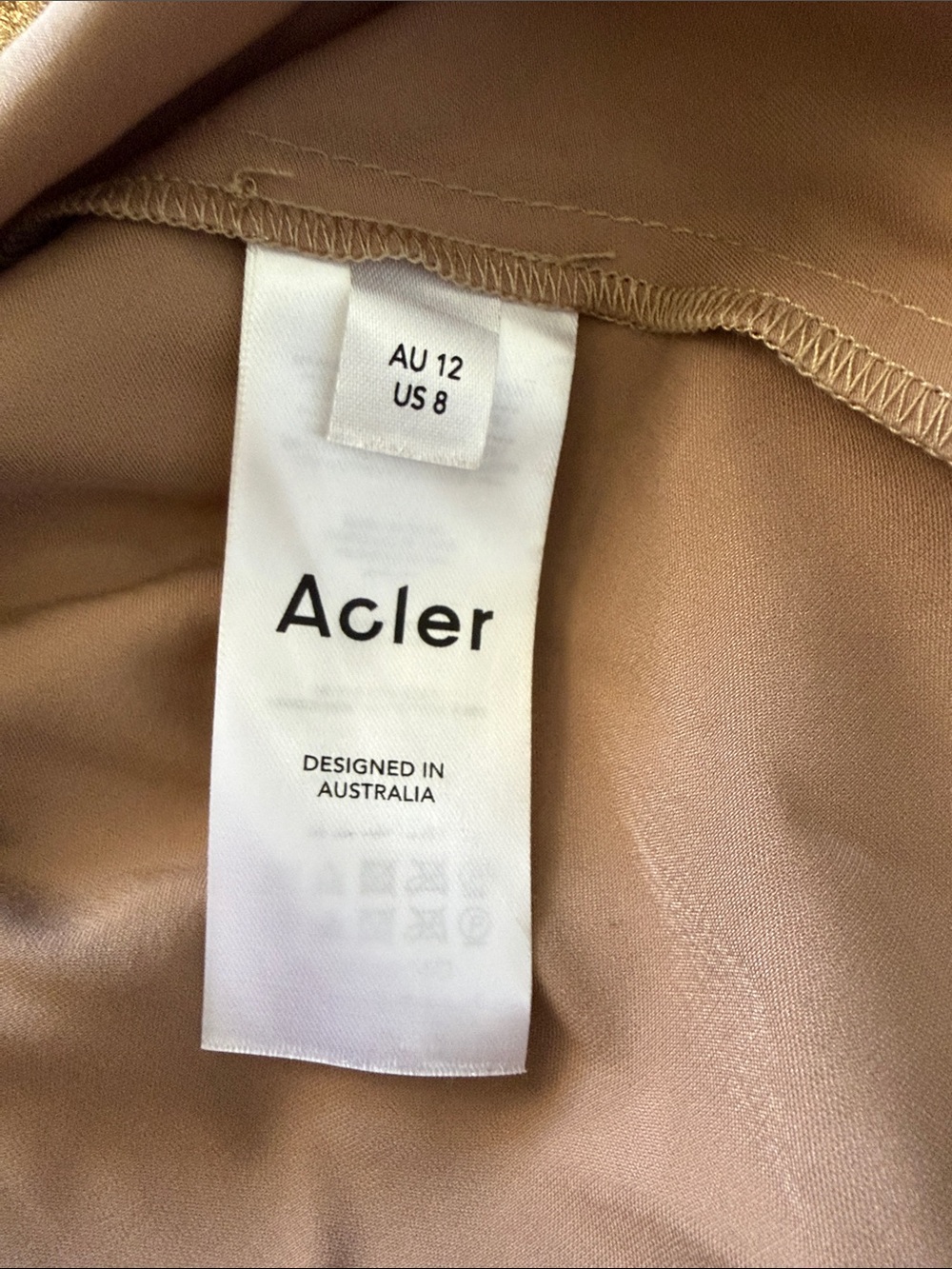 Acler Fintry Maxi Gold Dress - Picture 7 of 9